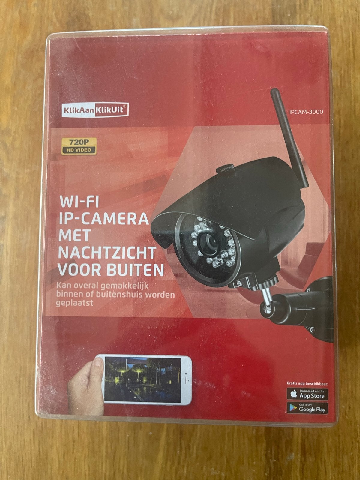 KlikAanKlikUit IP-camera met nachtzicht voor buiten, Ophalen of Verzenden, Nieuw, Buitencamera