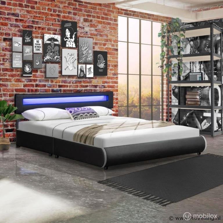 Online Veiling: Gestoffeerd Bed Sevilla - 180 x 200 cm - ..., Nieuw