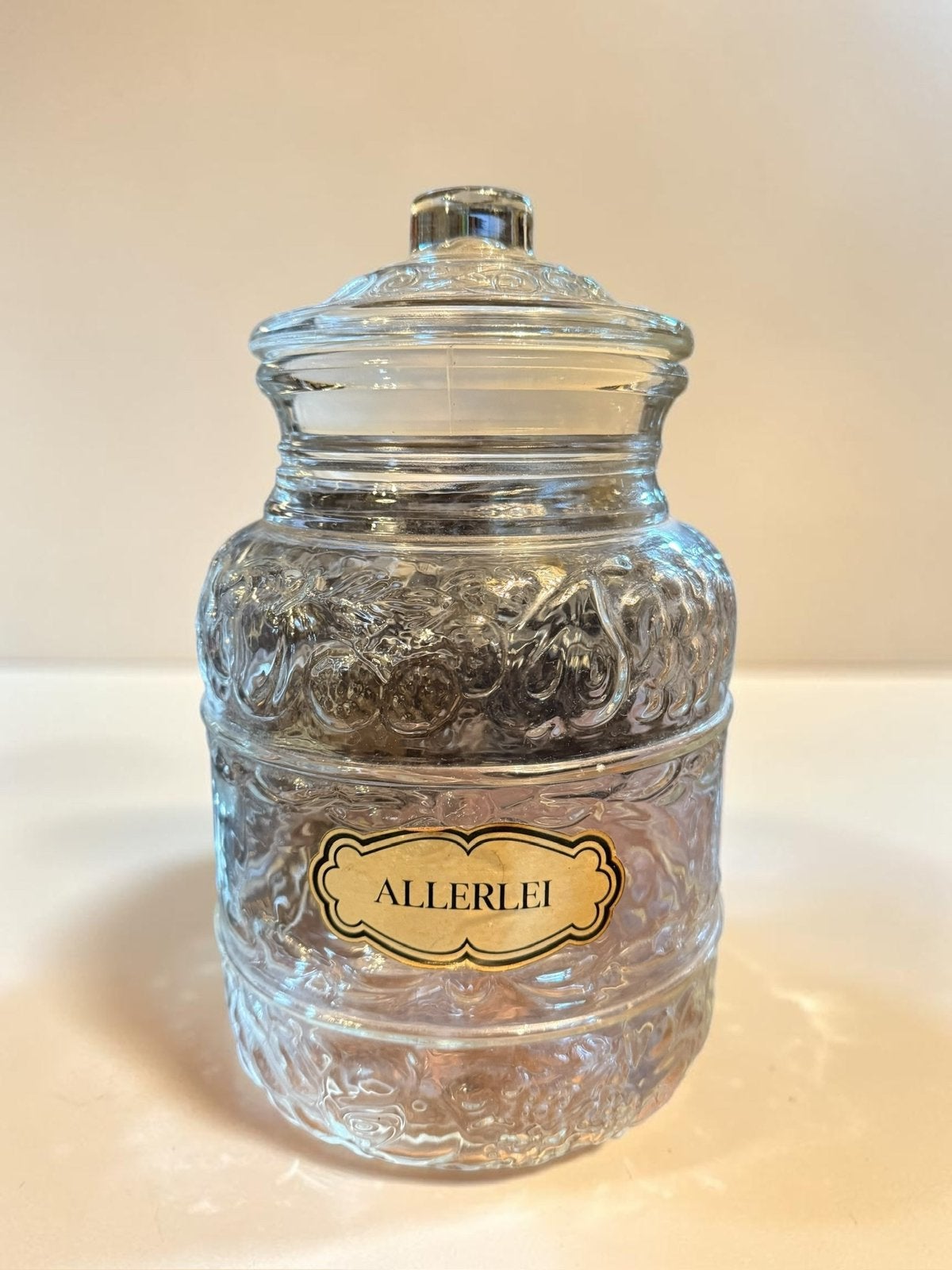 Grote antieke glazen voorraadpot, Ophalen of Verzenden