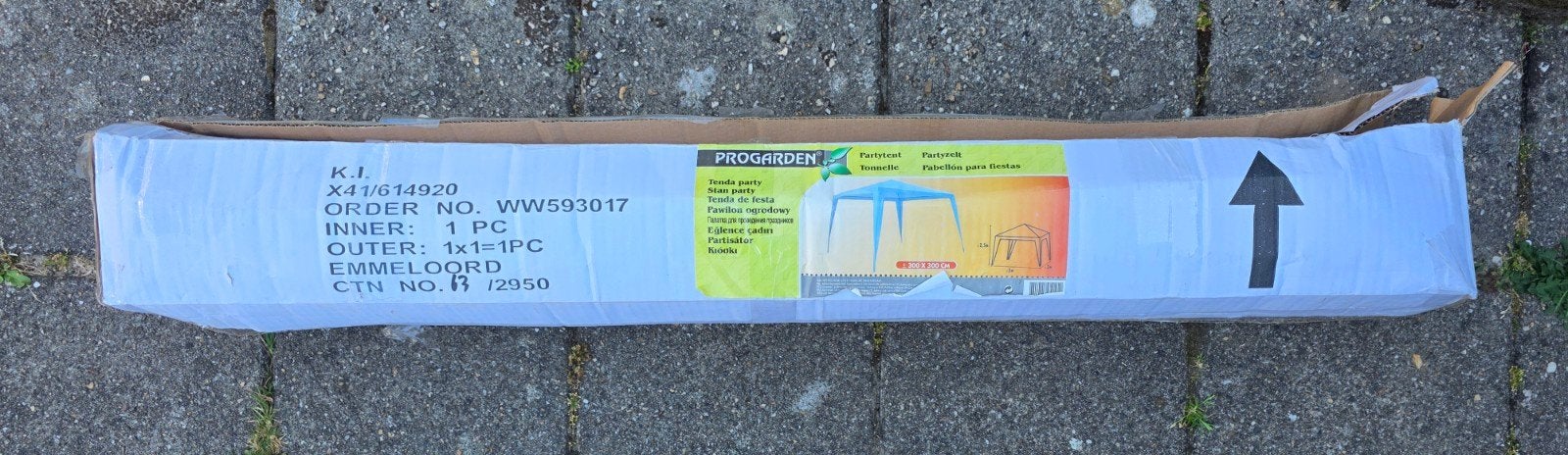 Partytent 3x3m - Ideaal voor Feestjes!, Ophalen, Opvouwbaar, Partytent, Minder dan 4 meter