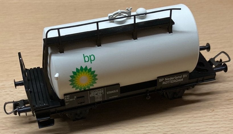 Piko BP Nederland ketelwagon, Gelijkstroom, NS, Nieuw, Wagon