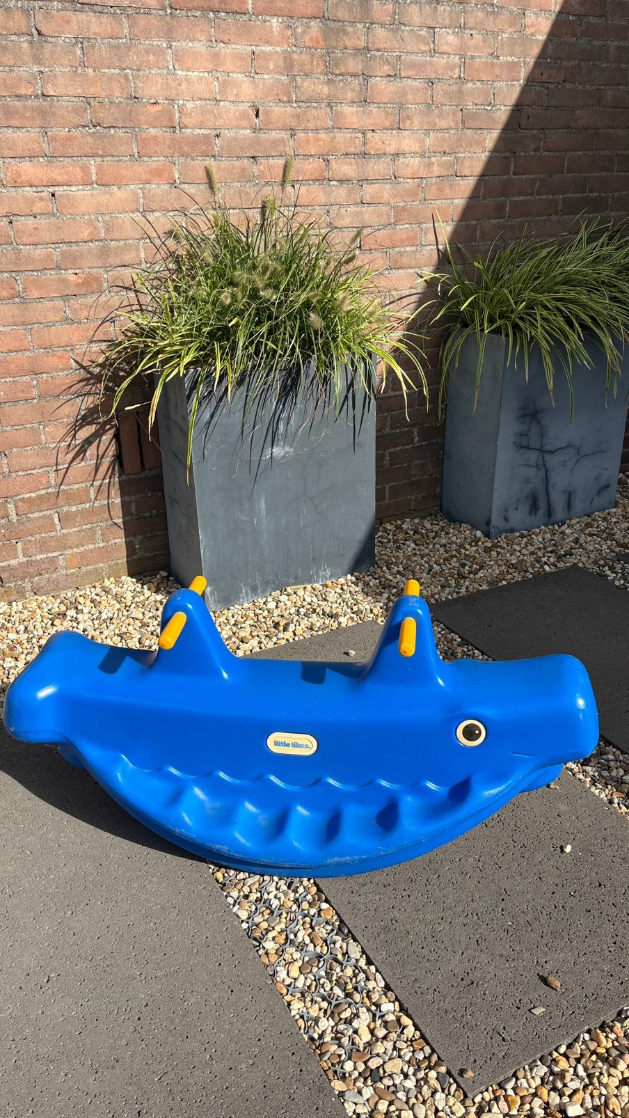 Little Tikes Wip wap walvis blauw, Kinderen en Baby's, Ophalen, Zo goed als nieuw