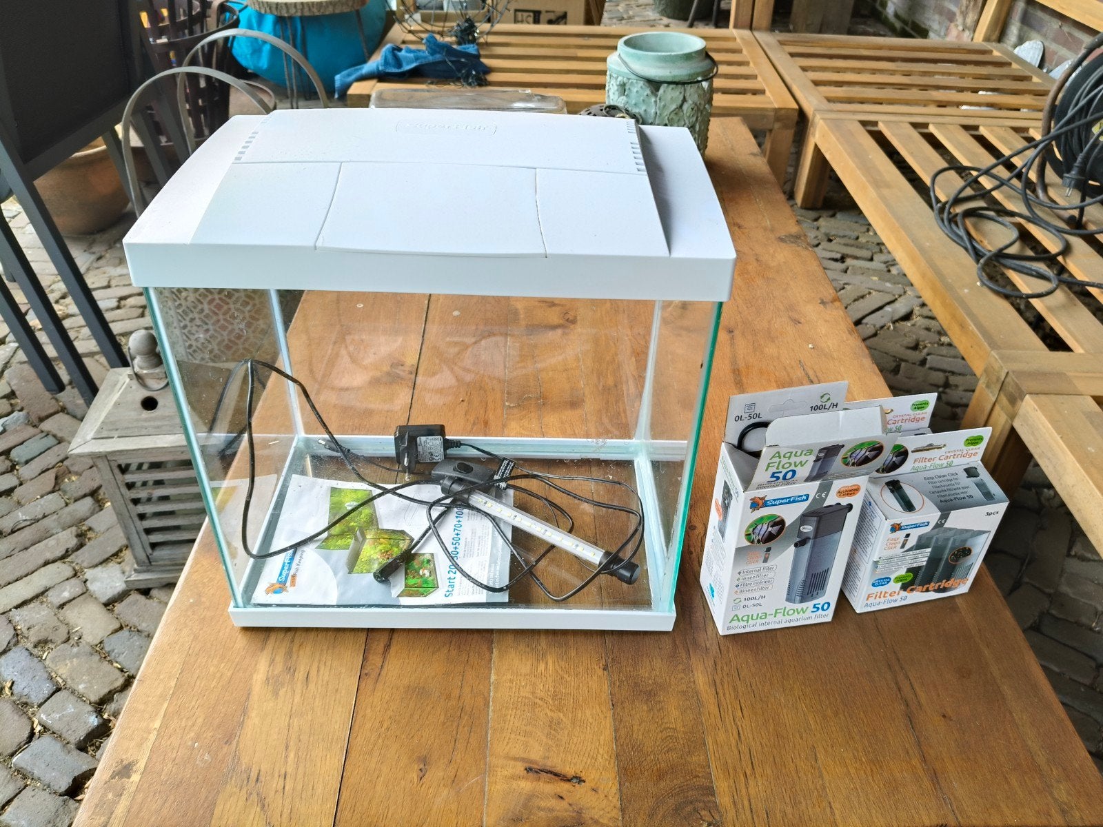 Superfish start 30, Ophalen, Zo goed als nieuw, Leeg aquarium, Superfish