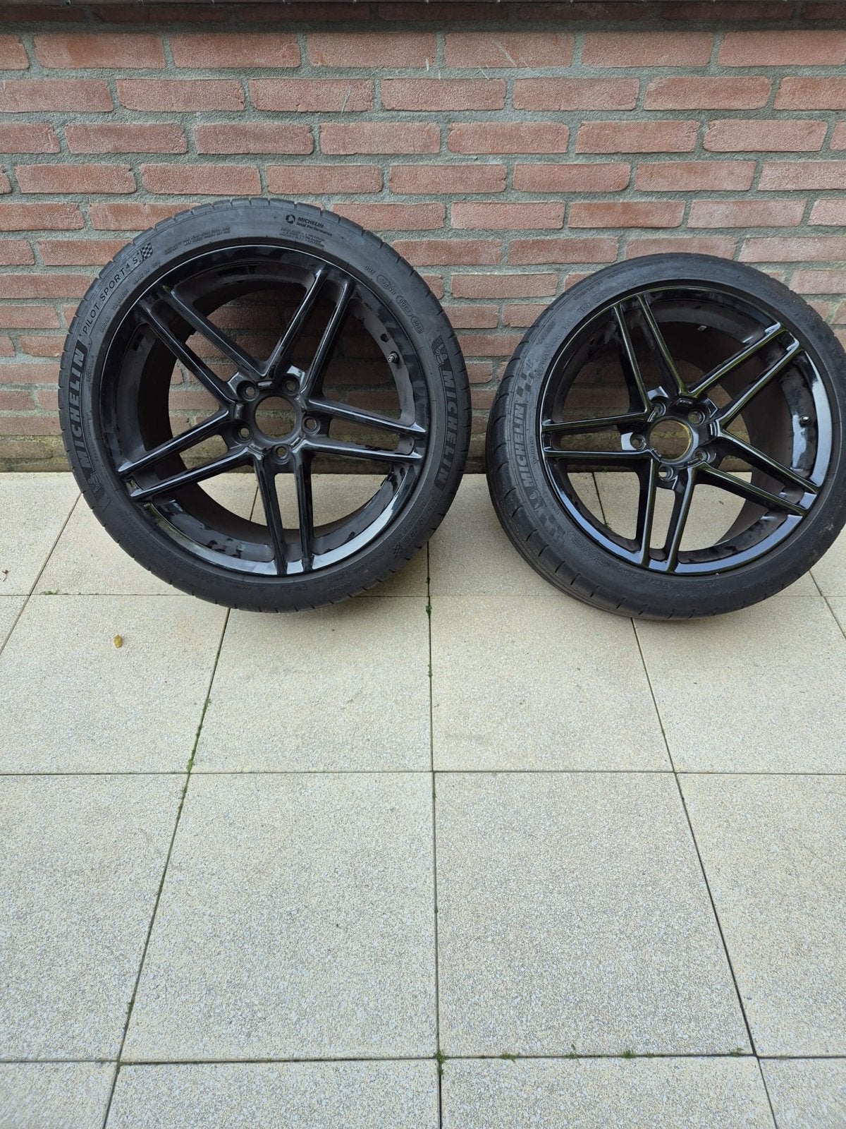 Corvette C6 Z06 originele velgen met banden, Ophalen
