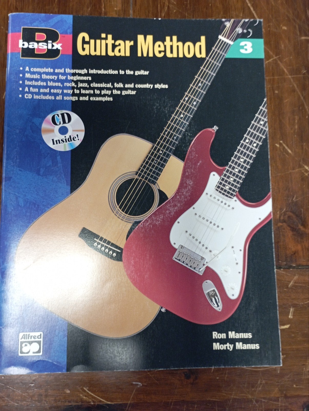 Basix Basic Guitar Method Deel 3 - Ron & Morty Manus, Overige genres, Les of Cursus, Ophalen of Verzenden, Gitaar
