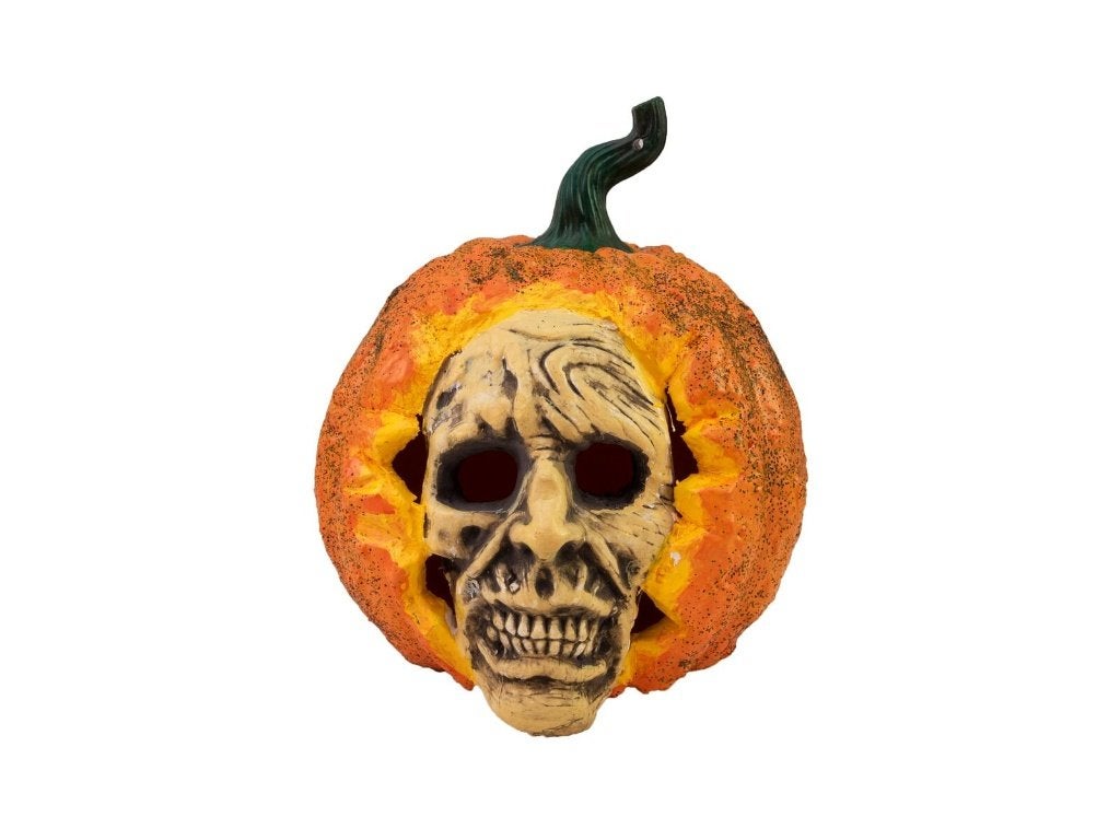 Europalms Halloween Skull Pumpkin 26cm, Halloween of Griezel, ., Nieuw, Ophalen of Verzenden