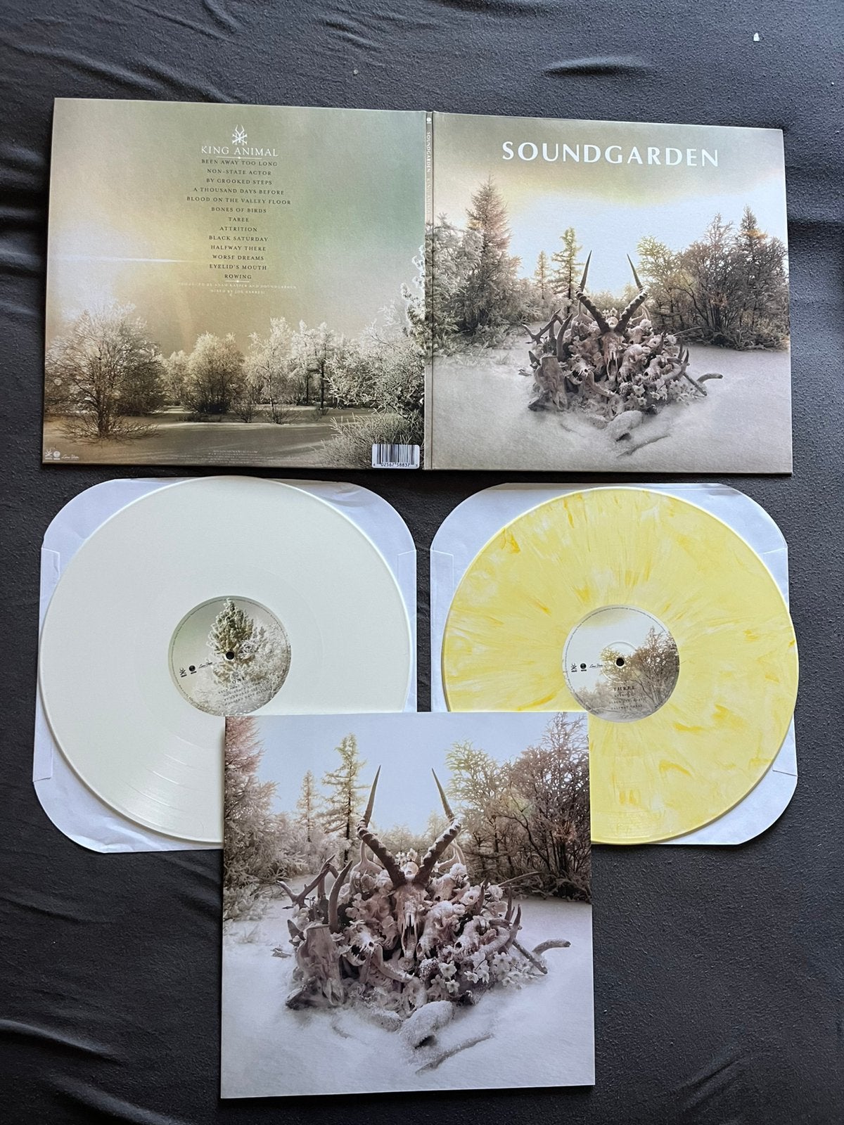 Soundgarden King Animal Limited Cream Vinyl, Ophalen of Verzenden, Zo goed als nieuw