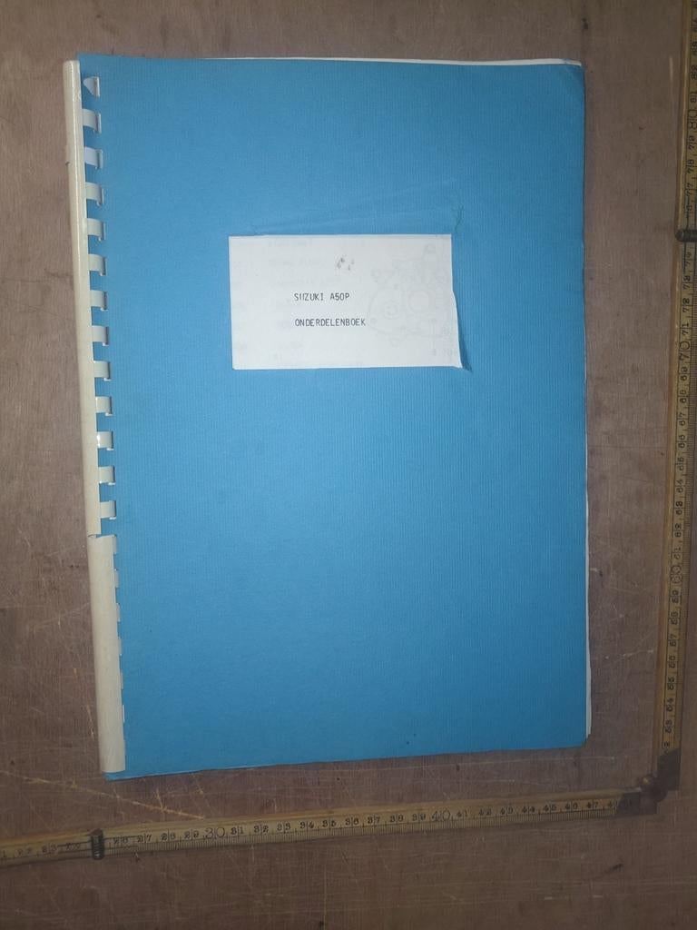 Onderdelen catalogus Suzuki A50p, Ophalen of Verzenden, Gebruikt