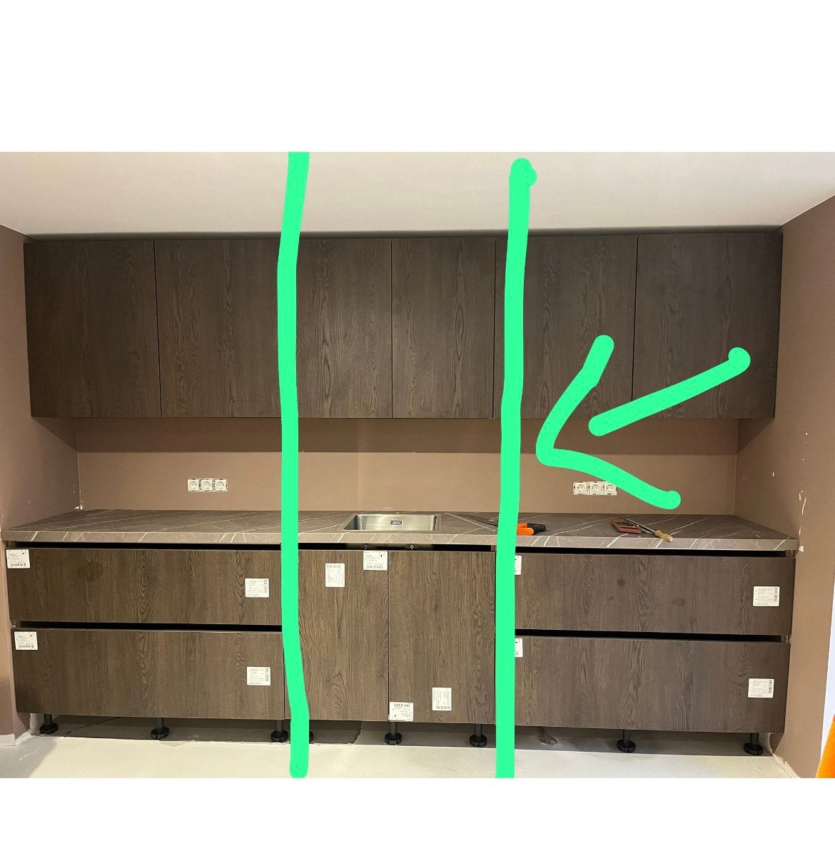 Moet weg!!! Nieuw spoel gedeelte met kast, Huis en Inrichting, Keuken | Keukenelementen, Zo goed als nieuw, Minder dan 100 cm