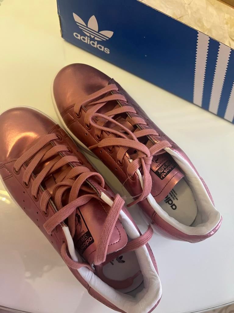 Nieuwe Adidas Stan Smith Sneakers Rosé Metallic, Ophalen of Verzenden, Nieuw, Roze, Sneakers of Gympen