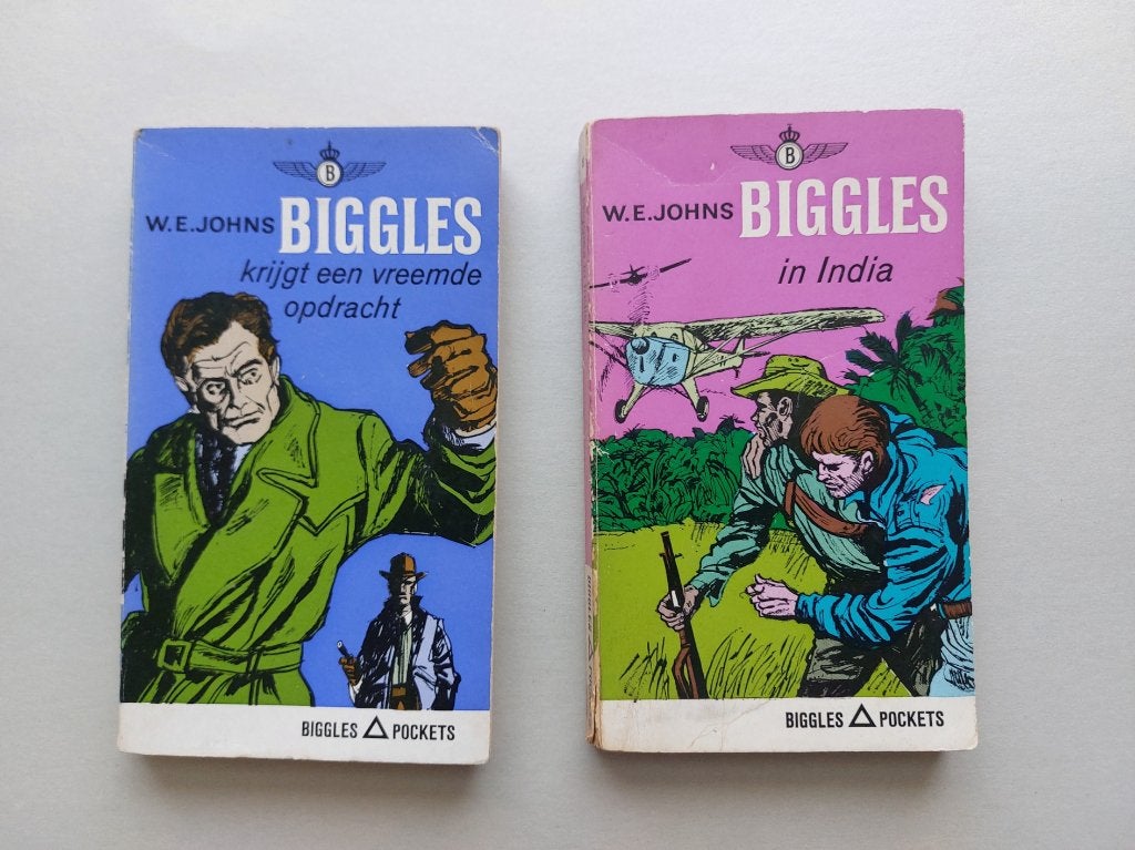 Vintage jeugdpockets Biggles, Boeken, Ophalen of Verzenden, Gelezen, Non-fictie