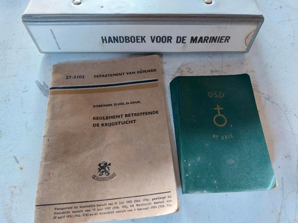 Handboek voor de marinier, Verzamelen, Militaria | Algemeen, Ophalen of Verzenden, Landmacht, Nederland, Boek of Tijdschrift