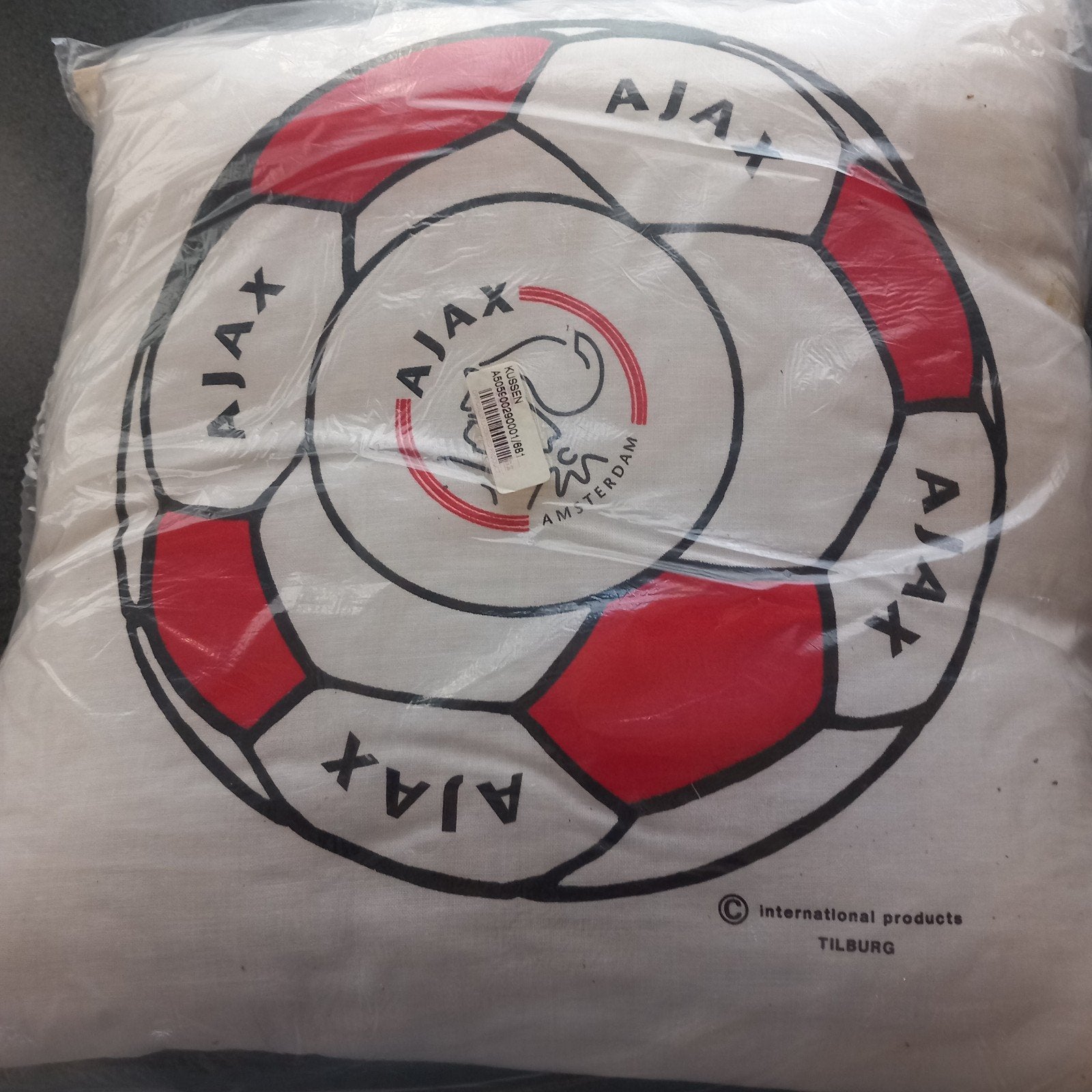 ajax kussen 35x35, Ophalen of Verzenden, Nieuw, Ajax, Overige typen