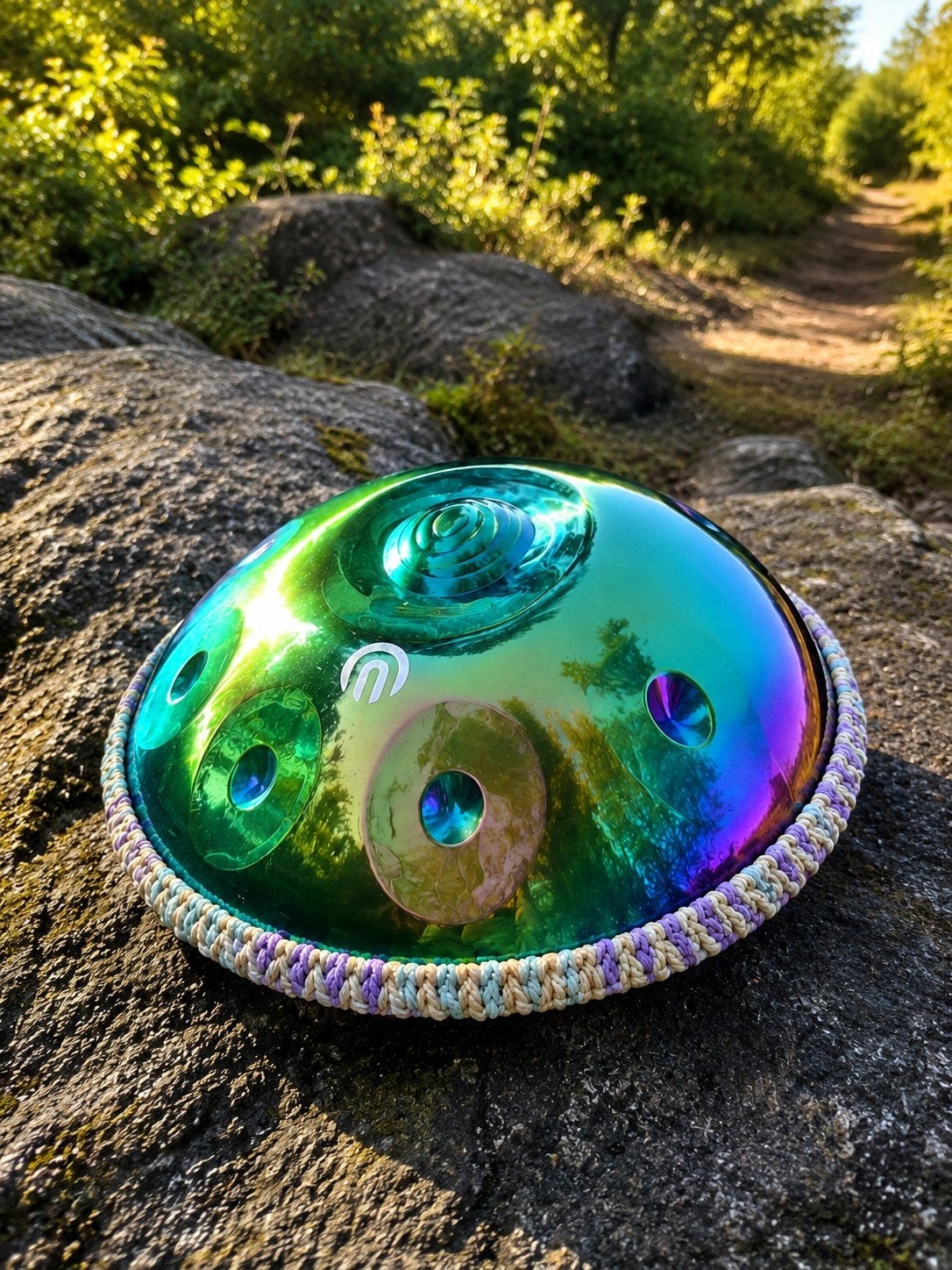 Exclusive Holographisch Handpan - Orgineel 440 Hz, Ophalen of Verzenden, Nieuw, Melodische percussie