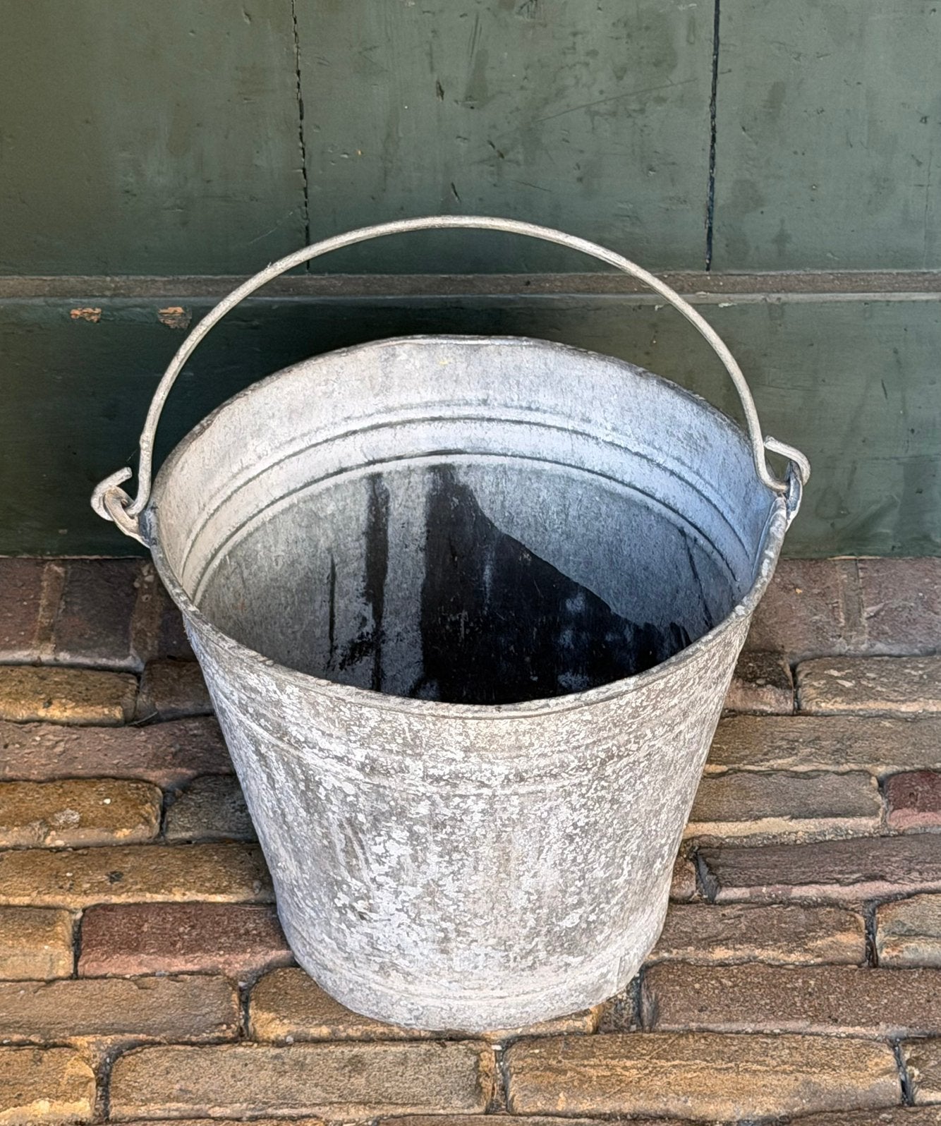 Brocante oud zinken emmer (1), Ophalen of Verzenden