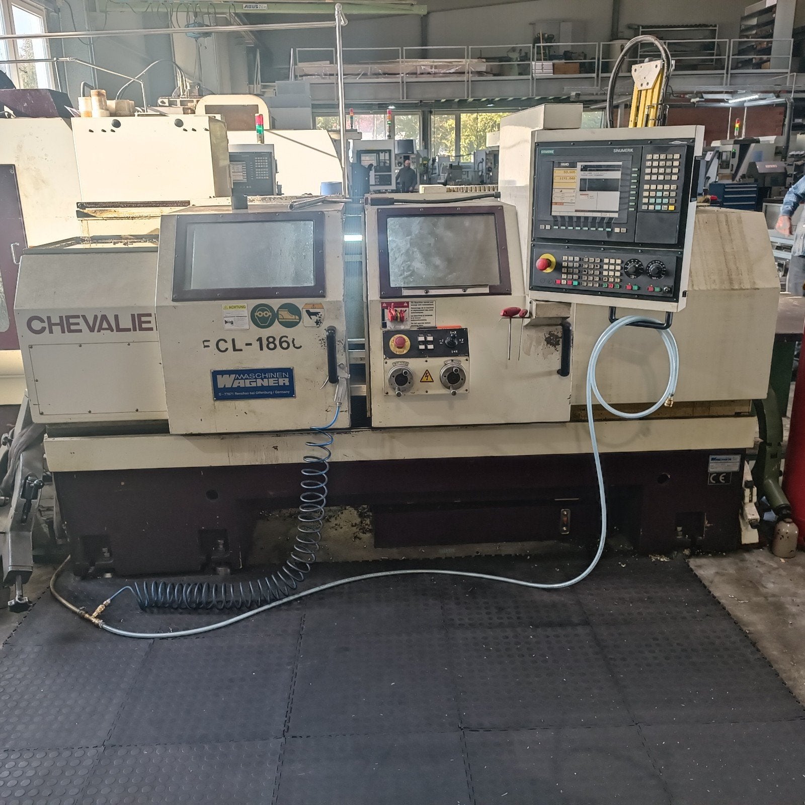 Draaibank, CNC, Chevalier FCL 1860, bouwjaar 2004, Ophalen, Gebruikt, Metaaldraaibank, Computergestuurd (Cnc)