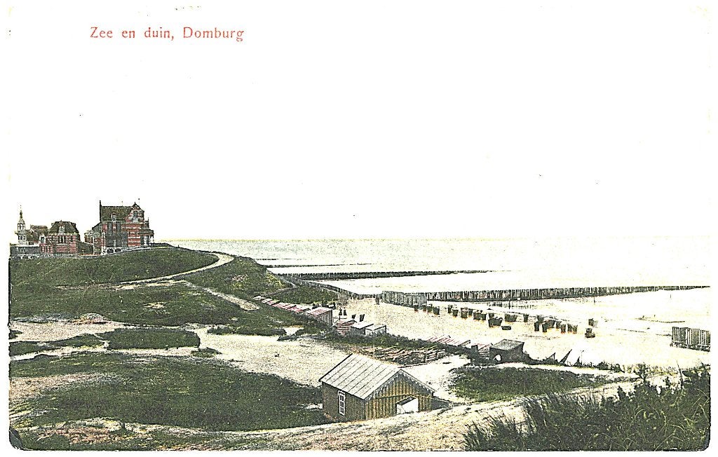 700276	Domburg	Zeeland	1908 Zee en Duin	Gelopen met zegel, Ophalen of Verzenden, Voor 1920, Gelopen, Zeeland