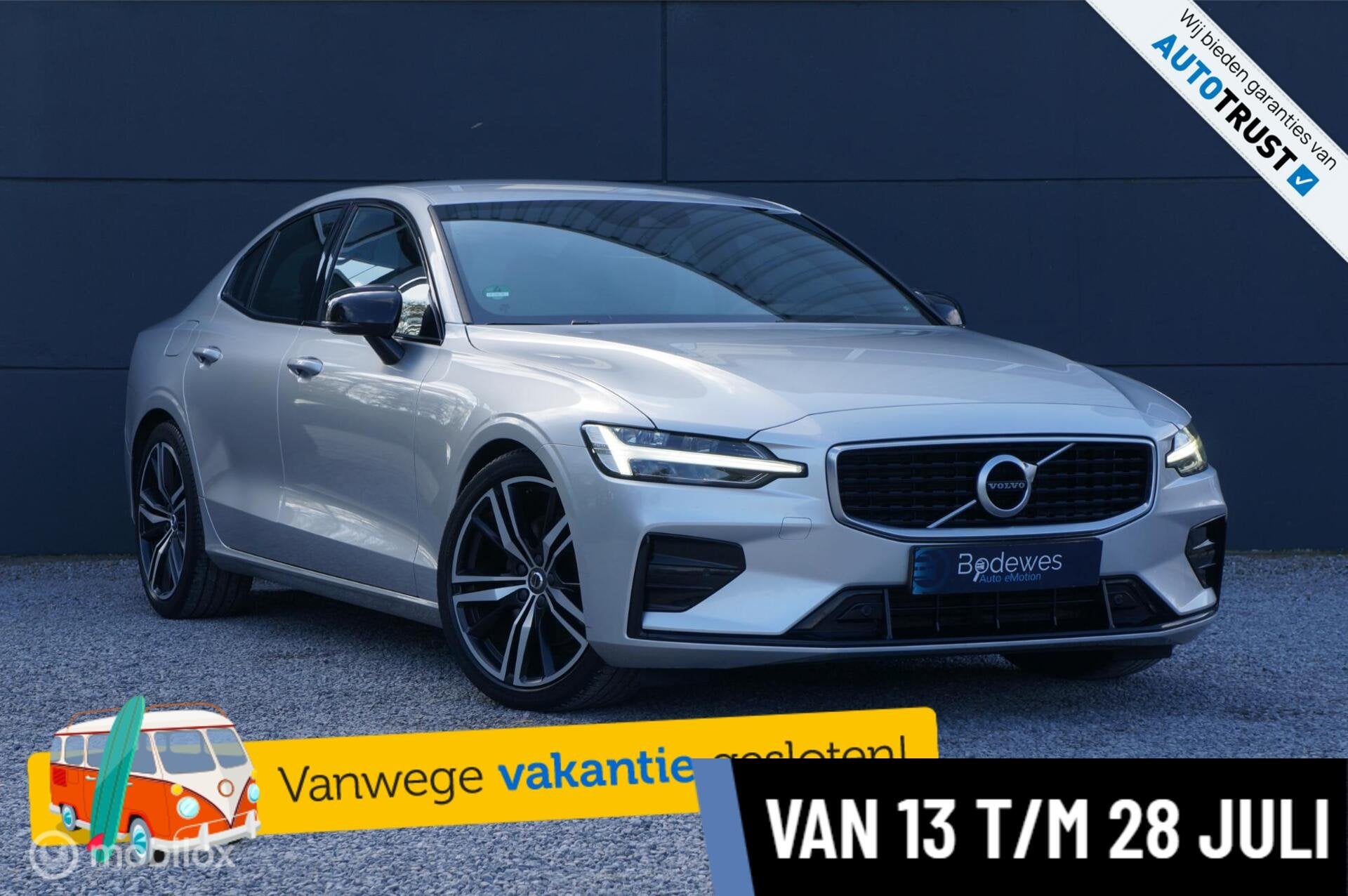Volvo S60 2.0 T4 R-Design Aut Navi Ad.Cruise Apple/Android !, Auto's, 15 km/l, Origineel Nederlands, Bedrijf, 750 kg