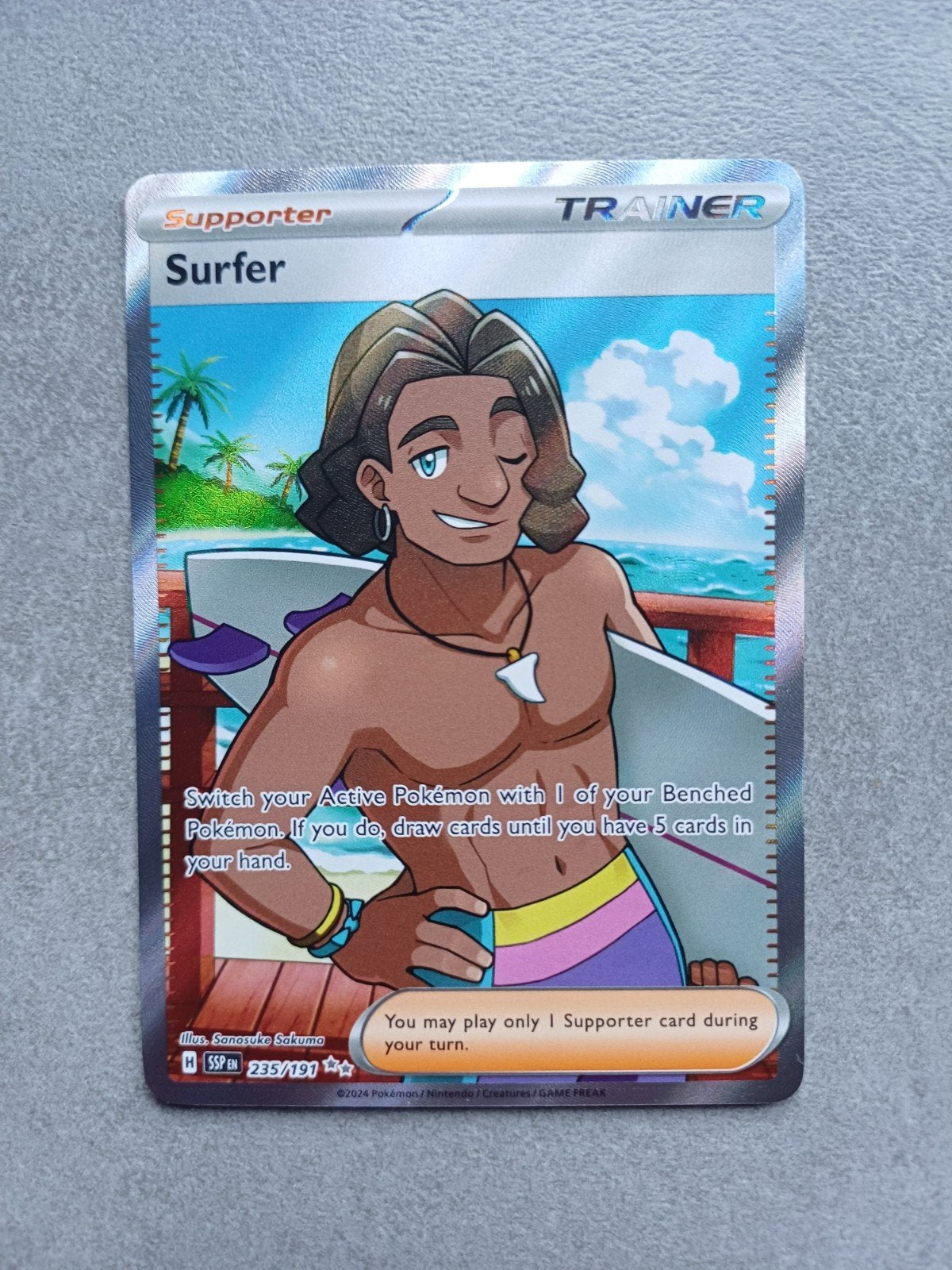 Pokémon Surfer- 235/191, Ophalen of Verzenden, Losse kaart