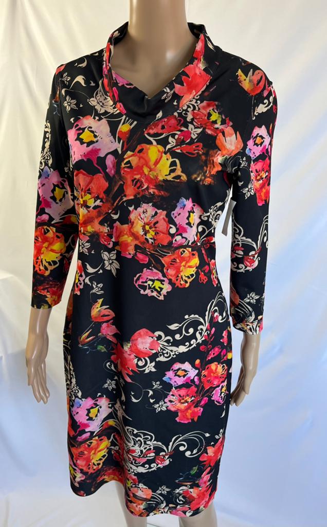 Eroke reversible travelstof jurk bloemenprint maat 40, Ophalen of Verzenden, Nieuw, Maat 38/40 (M)