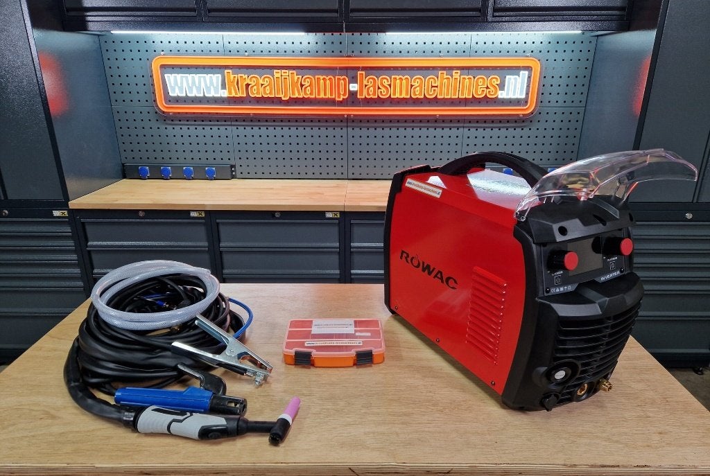 NIEUW!! Rowac mig 200p DUBBEL PULSE! 230V, Ophalen of Verzenden, Nieuw, 150 tot 250 ampère, Co2