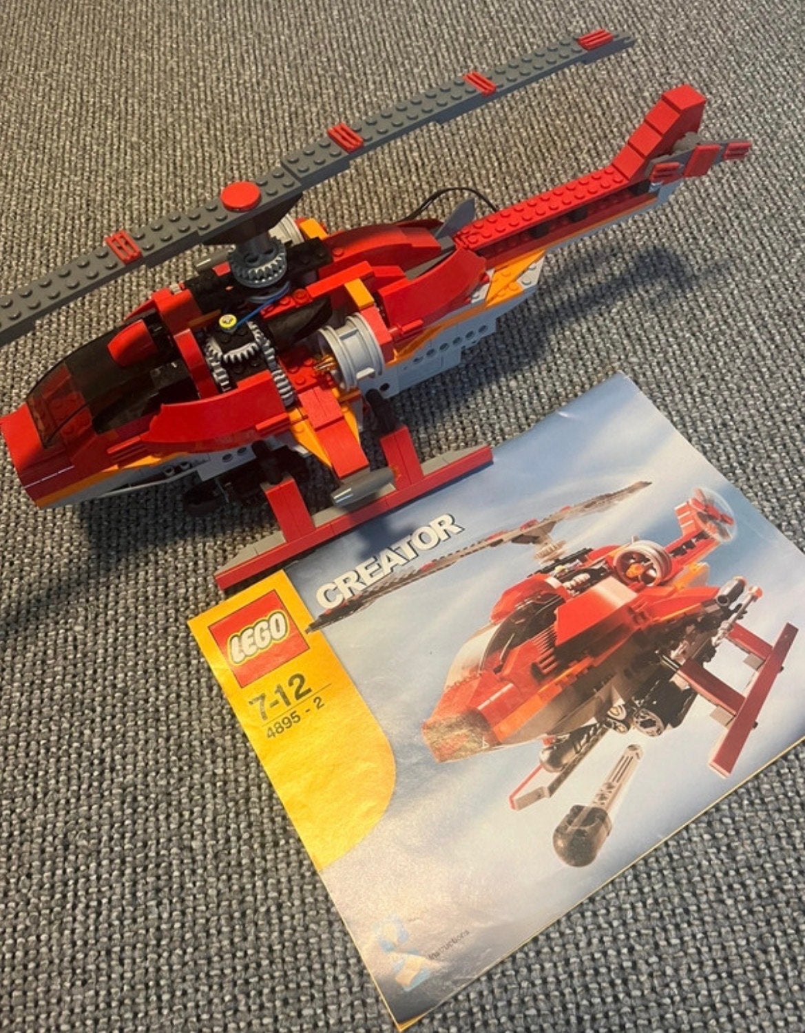 Lego Creator Vliegtuig 4895-2 met handleiding, Ophalen of Verzenden, Gebruikt