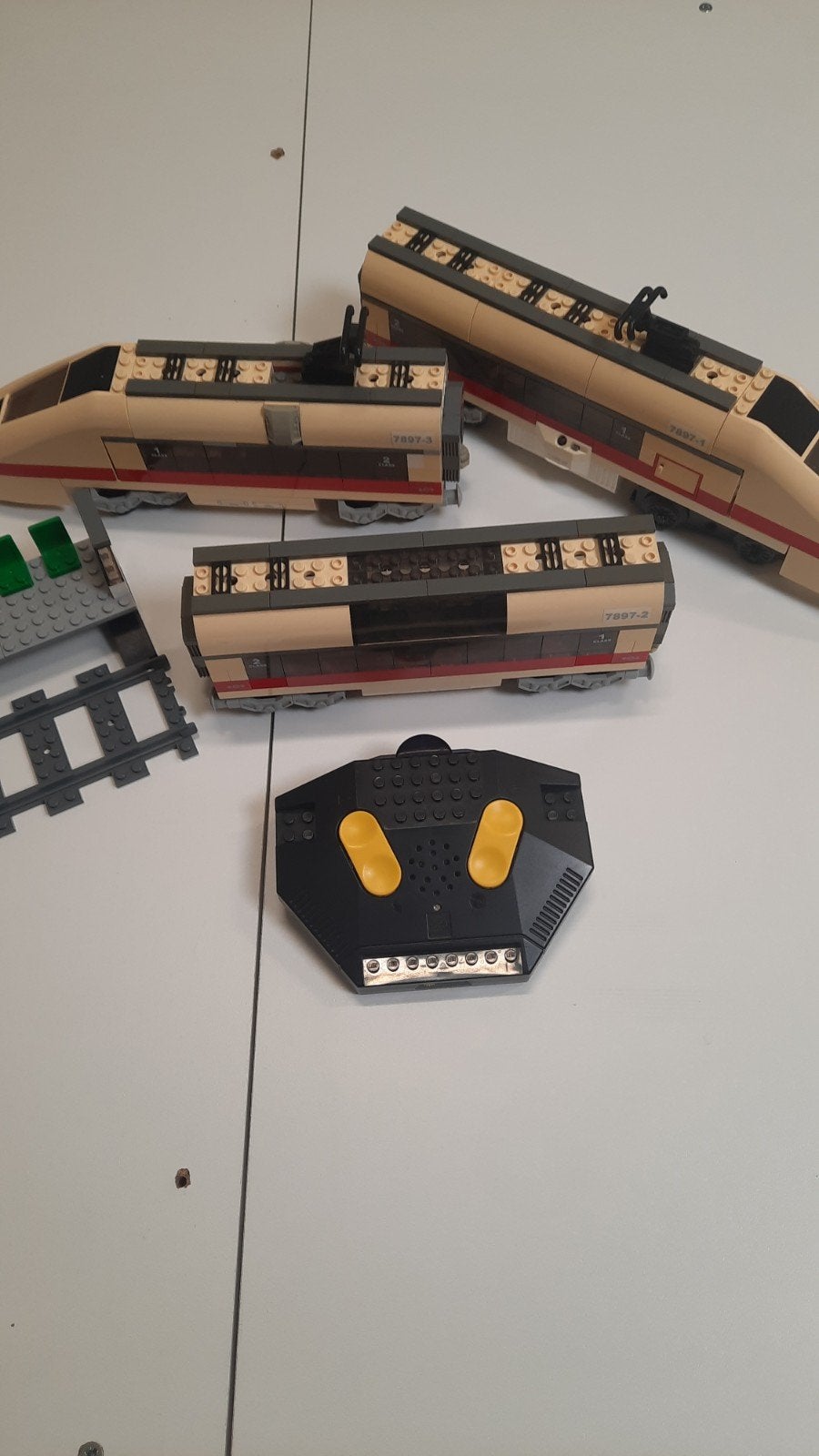 Lego City ICE Trein met afstandsbediening en rails, Lego, Ophalen of Verzenden, Inclusief accessoires, Complete set