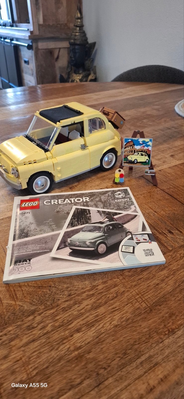 Lego Creator Expert 10271 Fiat 500 in het geel, Nieuw, Ophalen of Verzenden, Compleet, Lego