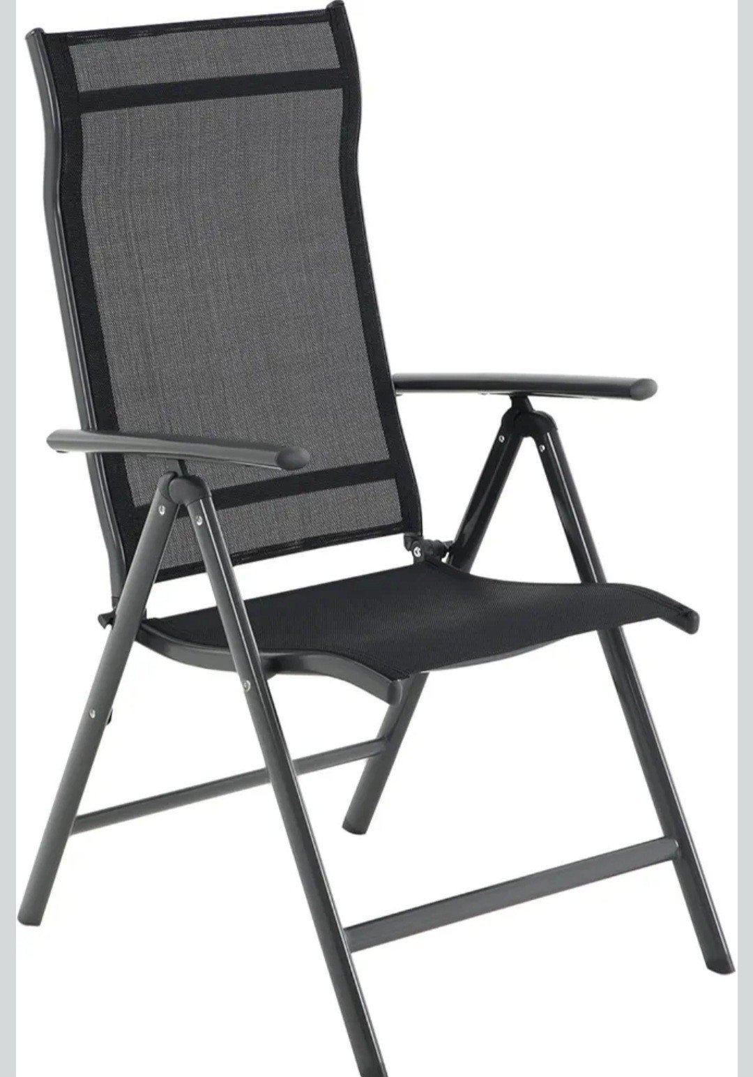SONGMICS Tuinstoel, Klapstoel, Buitenstoel, Ophalen of Verzenden, Nieuw, Aluminium, Verstelbaar
