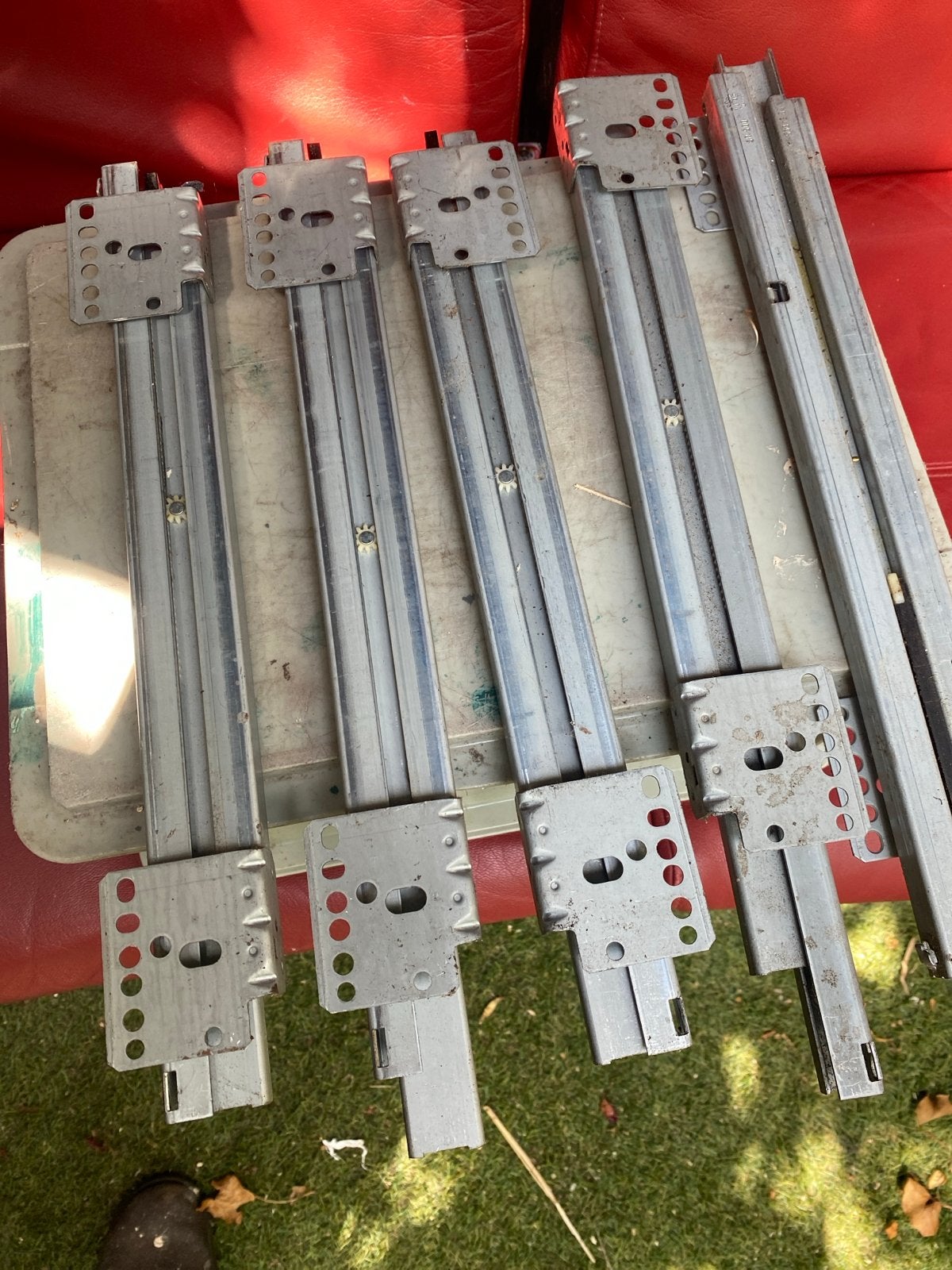 Miele laden rails - Set van 4 .5, Ophalen of Verzenden, Gebruikt
