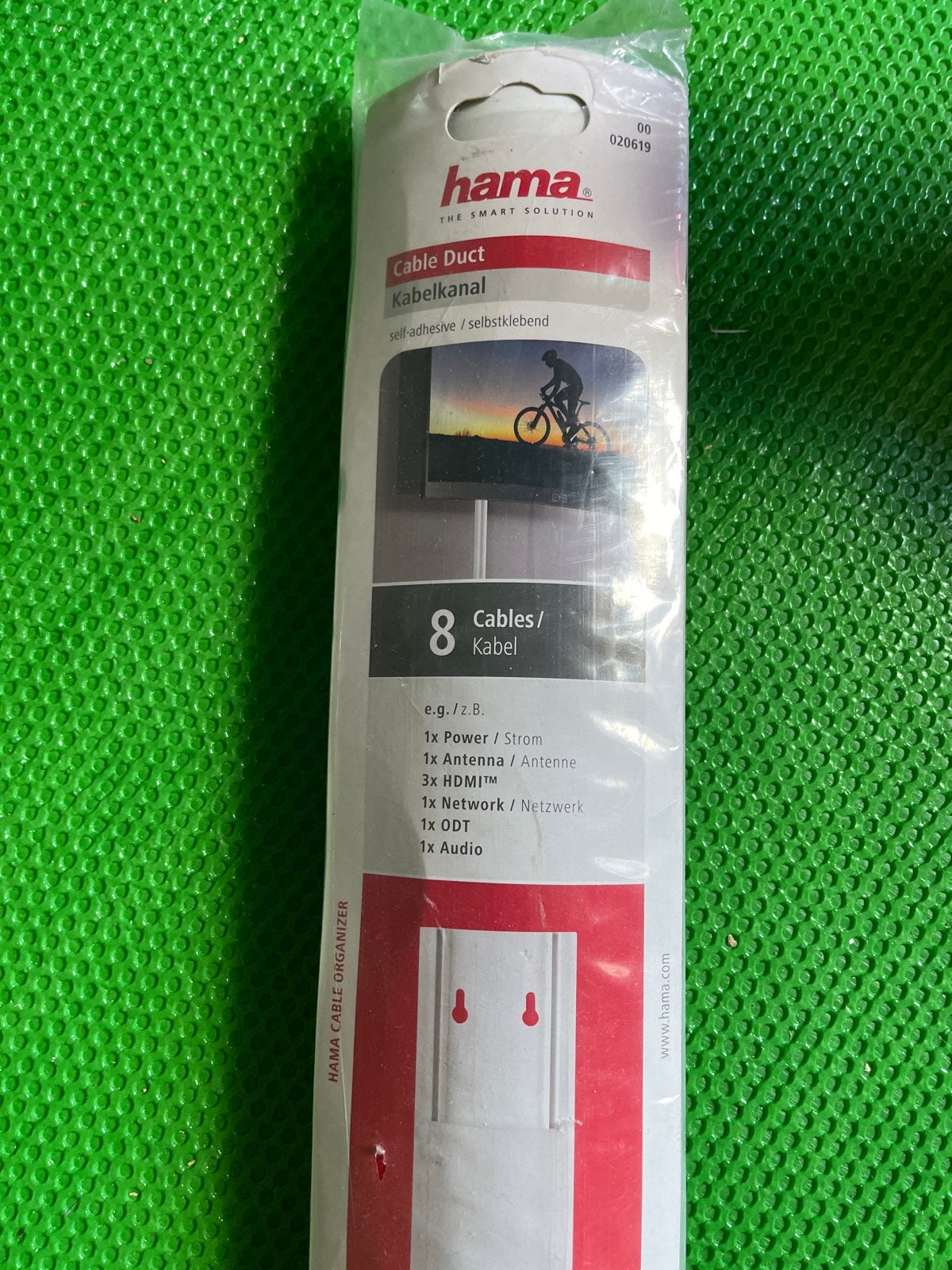 Hama Kabelgoot Kabelkanaal Zelfklevend - Wit, Ophalen, Nieuw, Minder dan 2 meter, Overige kabels
