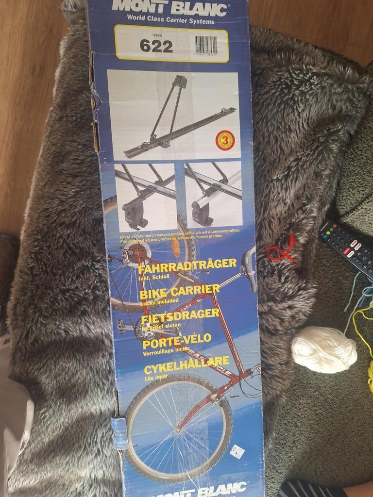 Mont Blanc Fietsendrager 622 - In Nieuwstaat, Ophalen of Verzenden, 1 fiets, Zo goed als nieuw, Dakdrager