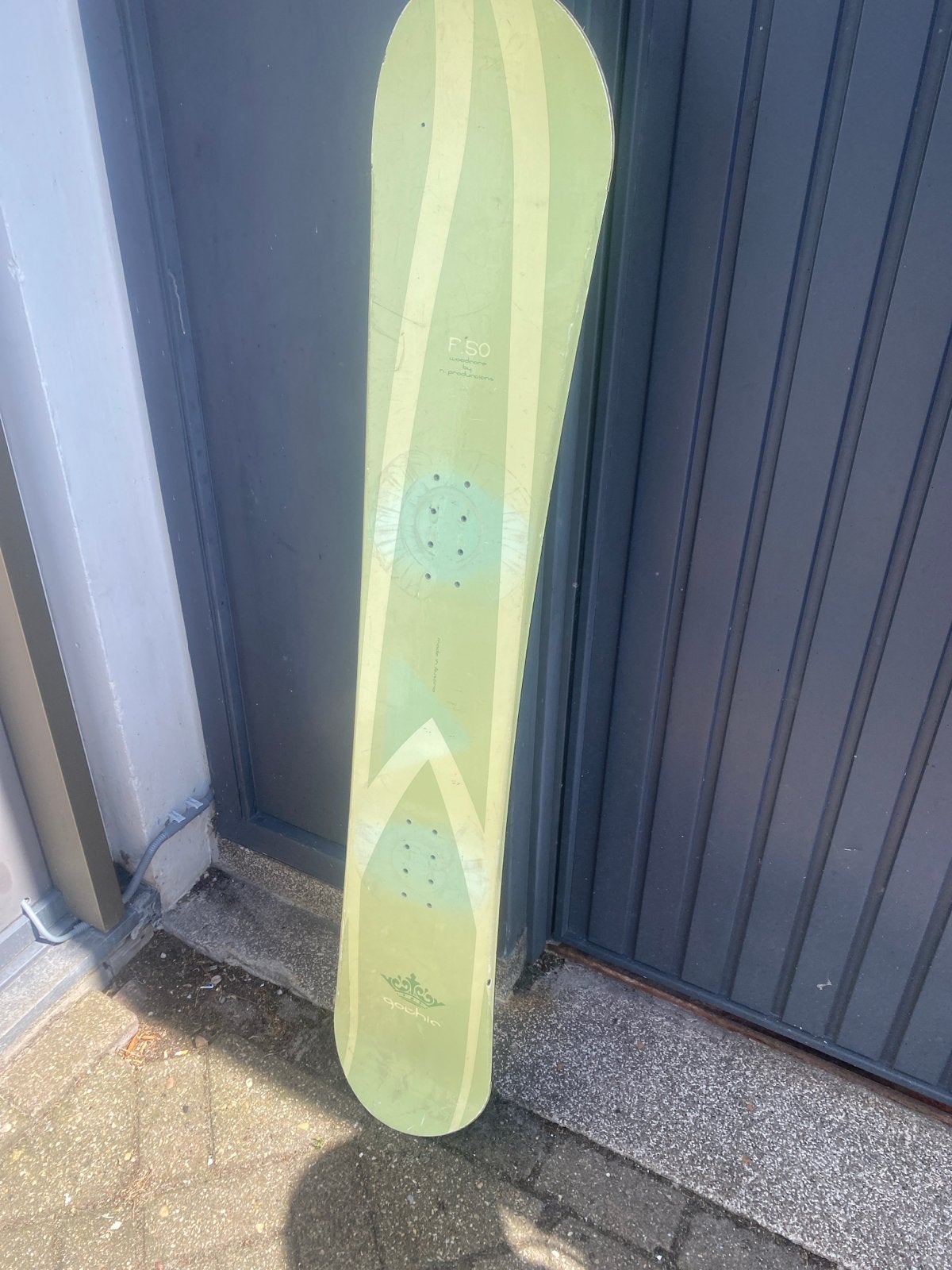 Gothic F.SO Snowboard - Woodcore by N. Productions, Sport en Fitness, Snowboarden, Ophalen of Verzenden, Gebruikt, Board