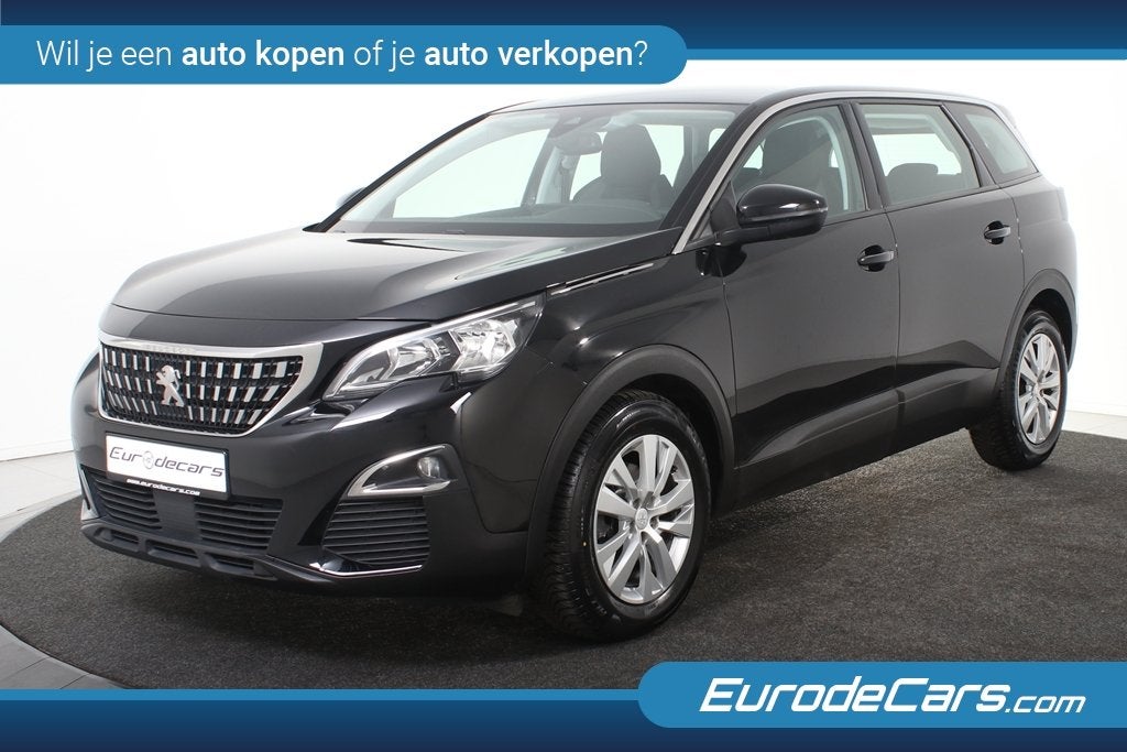 Peugeot 5008 Active 130 *Navigatie*Trekhaak*Park Assist*Carp, Auto's, Peugeot, Stof, Gebruikt, 1199 cc, Zwart