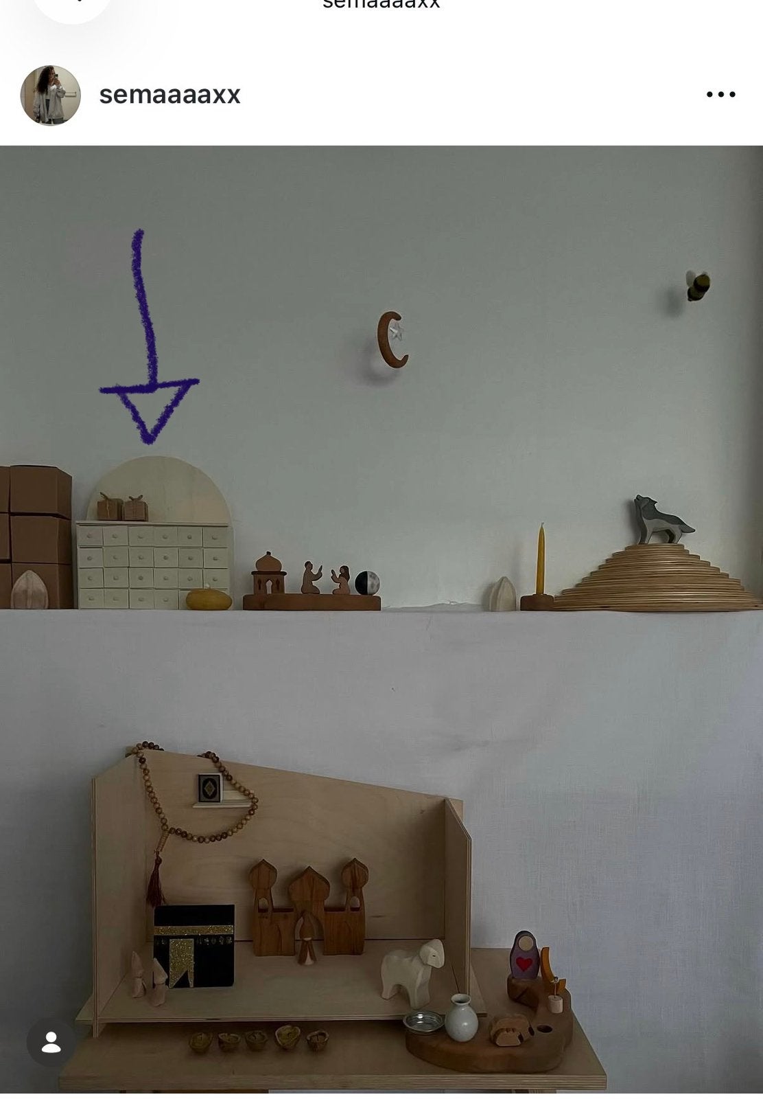 adventkalender met 24 laden grimms ostheimer wood jaarring, Ophalen, Zo goed als nieuw