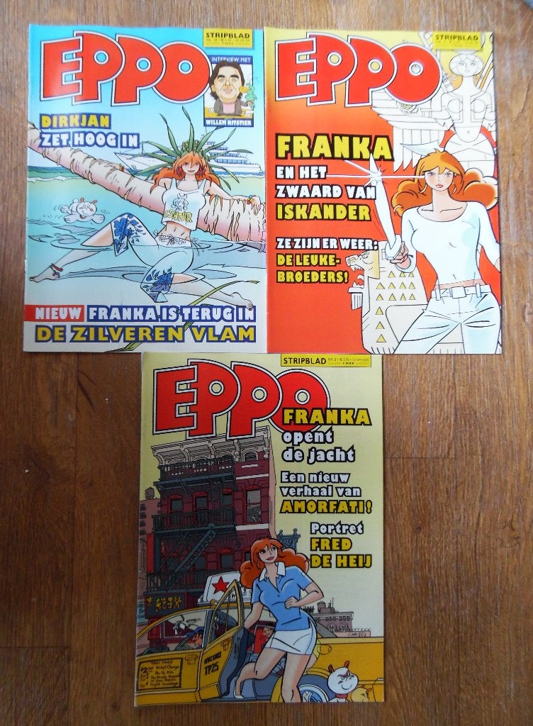 Franka covers Eppo., Meerdere stripboeken, Ophalen of Verzenden, Zo goed als nieuw
