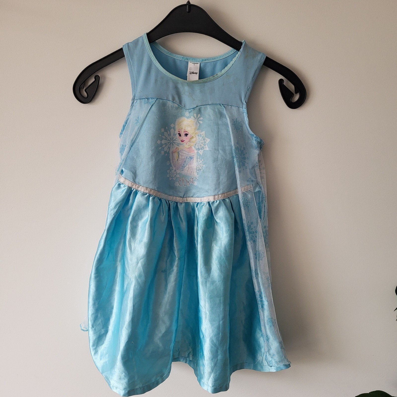 Elsa jurk Frozen verkleedjurk maat 110/116, Ophalen of Verzenden, Gebruikt, Disney, Meisje