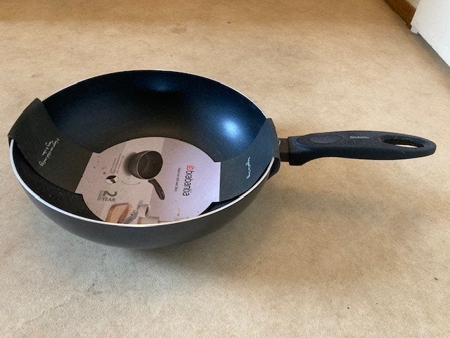 Wok, Ophalen, Nieuw, Aluminium, Wok
