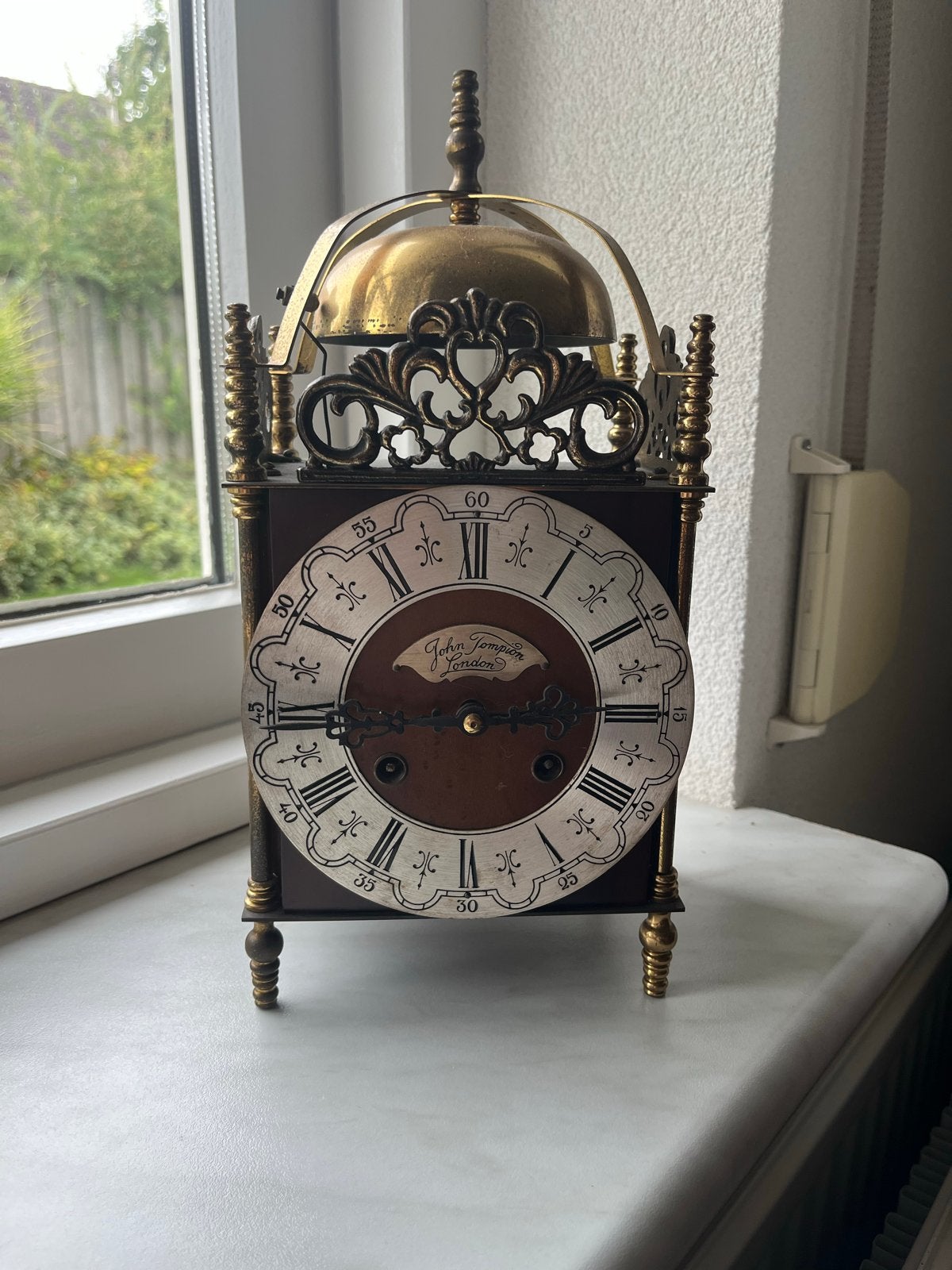 Antieke replica John Tompion London lantaarnklok, Ophalen of Verzenden