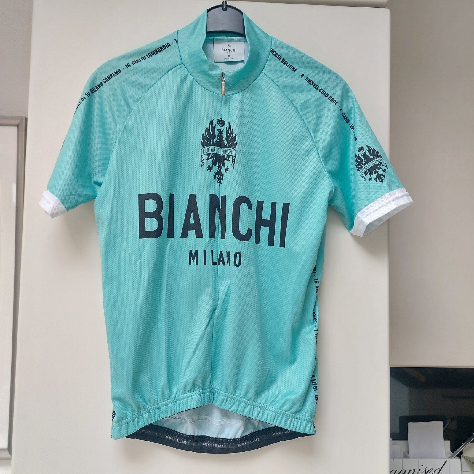 Bianchi Milano Fietsshirt maat S, S, Heren, Ophalen of Verzenden, Zo goed als nieuw