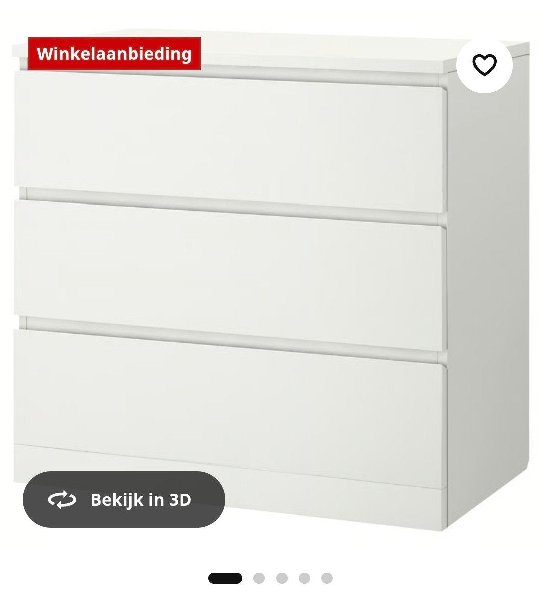 IKEA MALM ladekast - Gebruikt, kan nog ronde mee, Ophalen, Gebruikt, 50 tot 100 cm, 3 of 4 laden