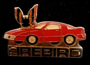 Firebird rood-zwart pin, Verzenden, Nieuw, Transport, Speldje of Pin