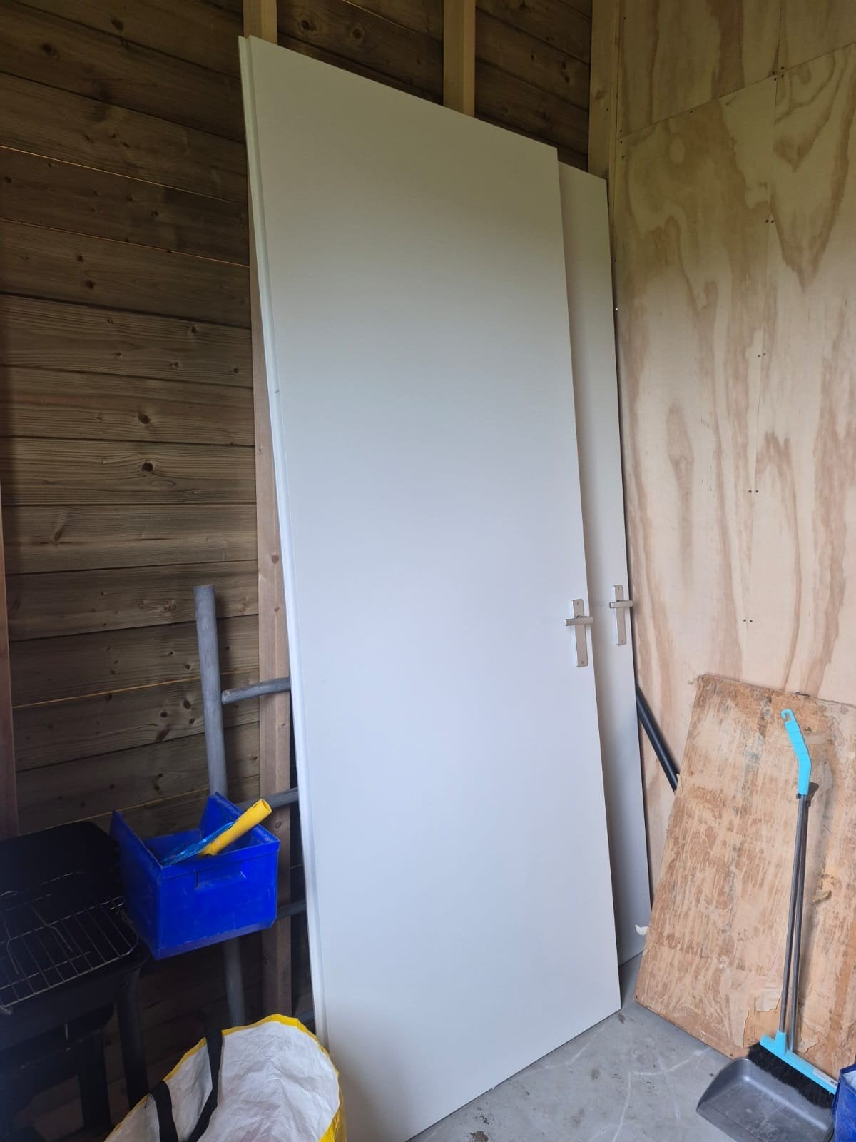 2 Mooie Svedex opdekdeuren 88x231,5, Doe-het-zelf en Verbouw, Deuren en Horren, Ophalen, 80 tot 100 cm, Binnendeur, 215 cm of meer