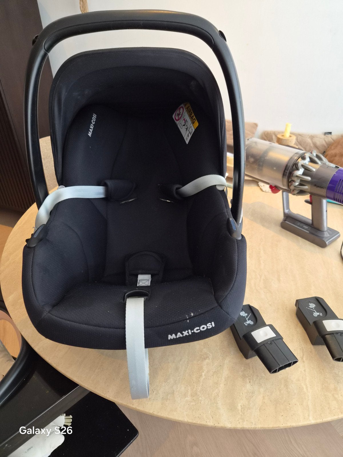 Maxi-Cosi CabrioFix met Isofix en Joolz adapters, Ophalen, Gebruikt, Isofix, 0 t/m 13 kg