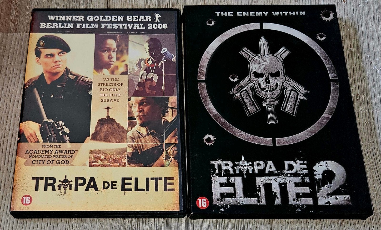 Tropa de Elite 1 & 2 - DVD set - Actiethriller, Gebruikt, Vanaf 16 jaar, Nederlands, Actiethriller