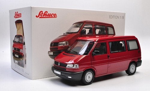 Vw Volkswagen T4 Schuco 1:18 rood, Ophalen, Overige merken