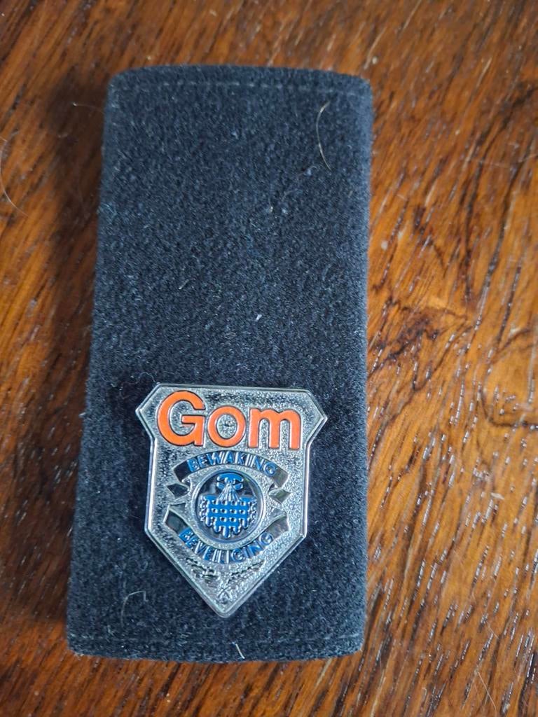 Gom Beveiliging rangspeldje op epaulet, Verzamelen, Ophalen of Verzenden