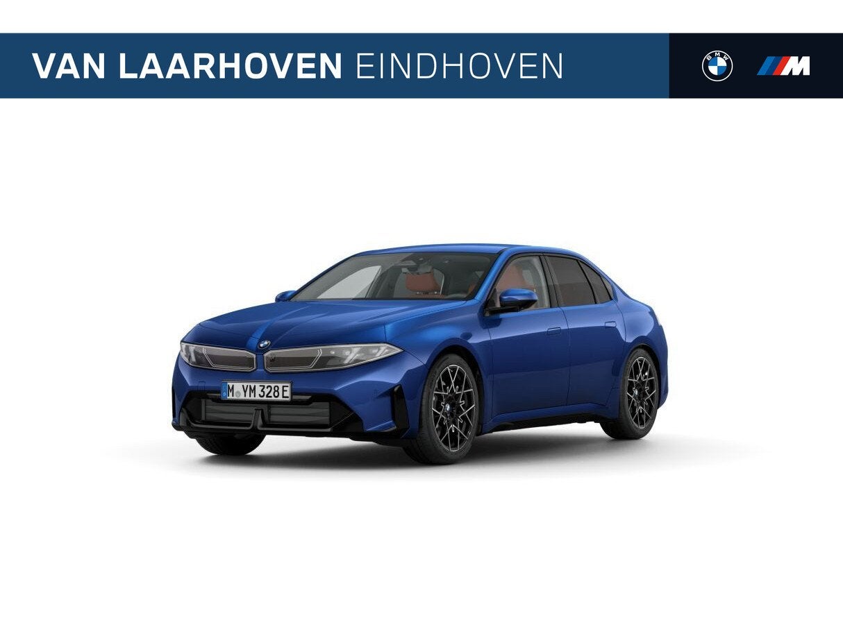 BMW i3 50 xDrive M Sport / Panoramadak / Trekhaak / 3D Head-, Auto's, Dealer onderhouden, Blauw, Leder, Sedan