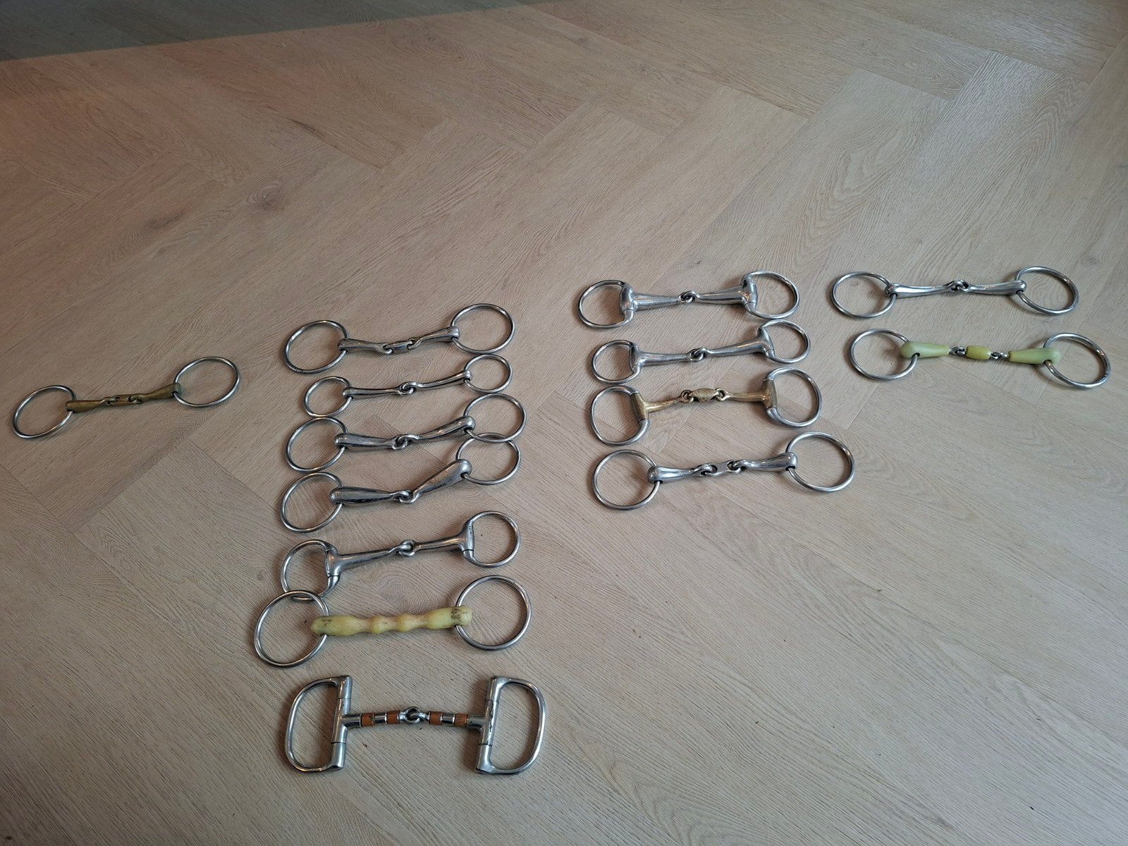 Diverse gebruikte Bitten 11,5 cm t/m 14,5 cm, Dieren en Toebehoren, Ophalen of Verzenden