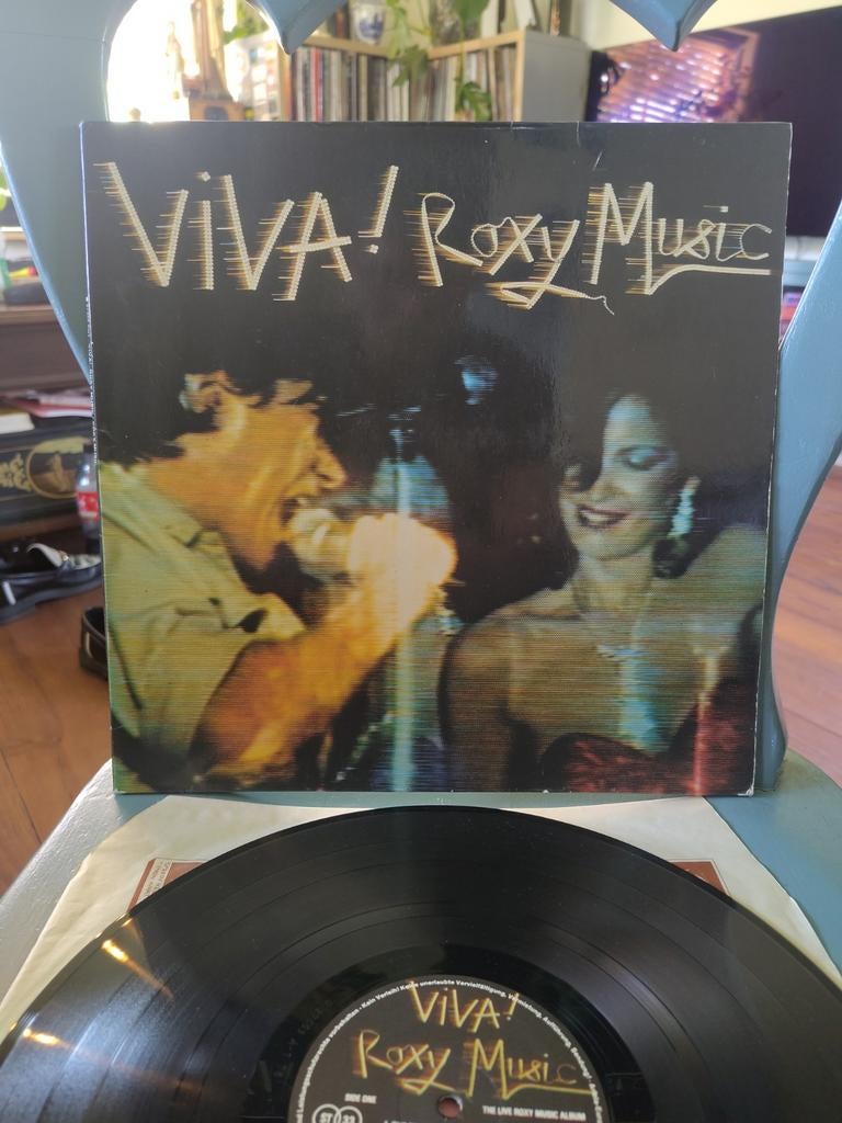 Roxy Music - Viva! The Live Roxy Music Album LP, Ophalen of Verzenden, 1970 - 1979, Gebruikt, 12 inch